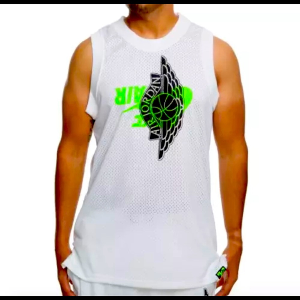 Nike Jordan Air JUMPMAN Wings Jersey - Picture 1 of 6
